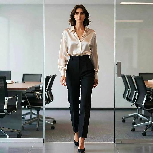 Fashion-Forward Business Professional Portrait