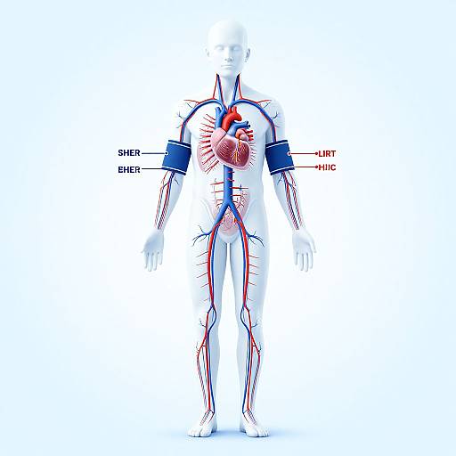 Orthostatic Blood Flow Illustration