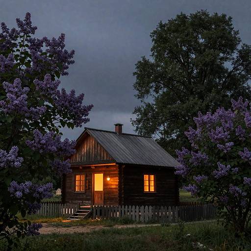 Epic Rustic Village at Night