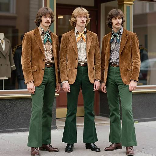Vintage 1970s Men's Fashion Editorial