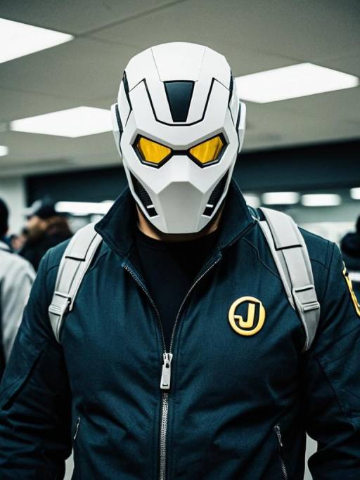 Realistic Man in Agent J Cosplay