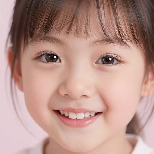 Close-Up of Child's Heartwarming Smile