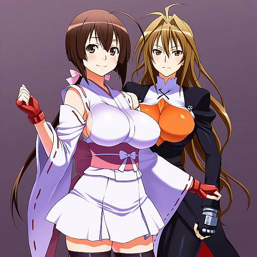 Illustration of Musubi, sekirei in the style of Tachikoma (mousou teikoku)