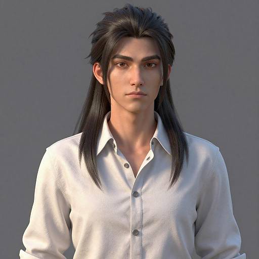 Vibrant 3D Portrait of TracerX