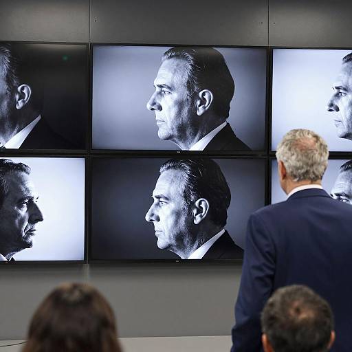 Surveillance Control Room with Monitors