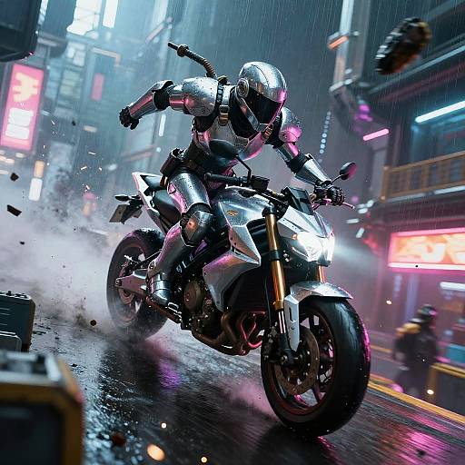 Nimble Renegade Hover-Bike Thief