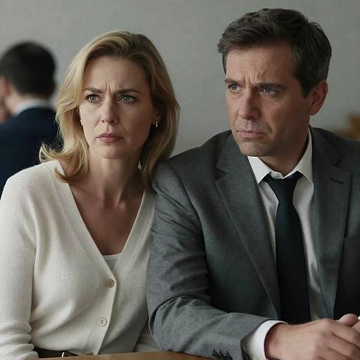 Intimate Portrait of a Middle-Aged Couple