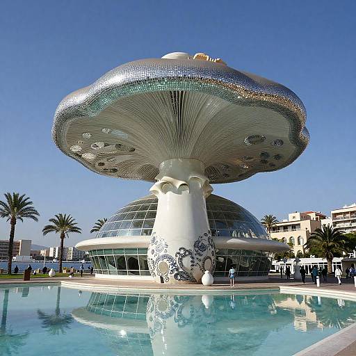 Enchanting Mushroom-Shaped Museum Design