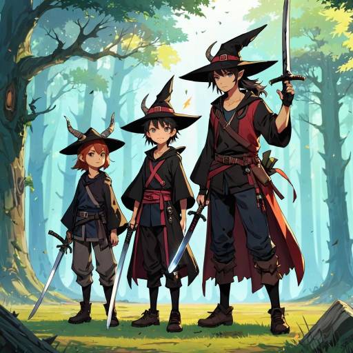 Forest Duel: Mysterious Sword Holders