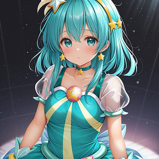 Illustration of Cure milky, precure in the style of Minato ojitan