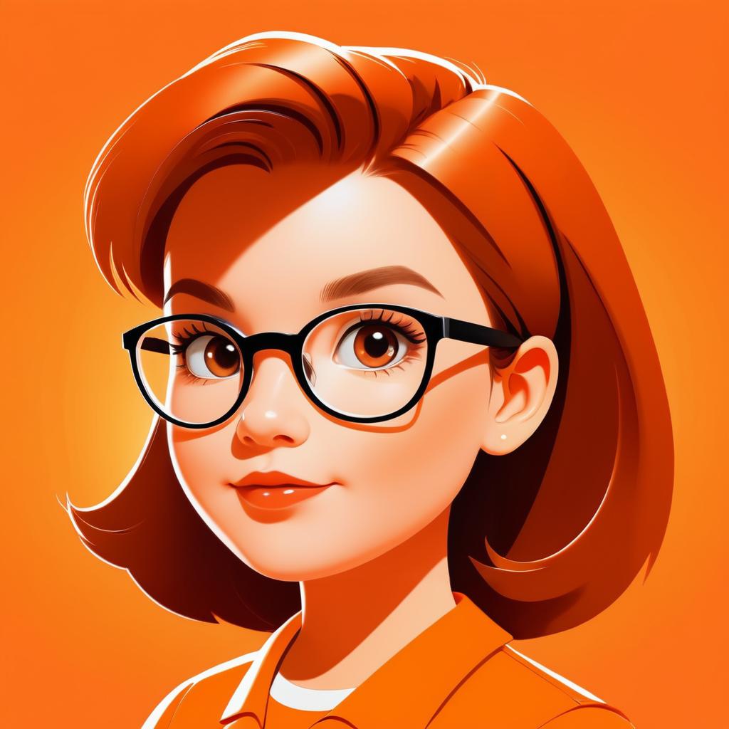 Cool Cartoon Girl Profile Picture Design