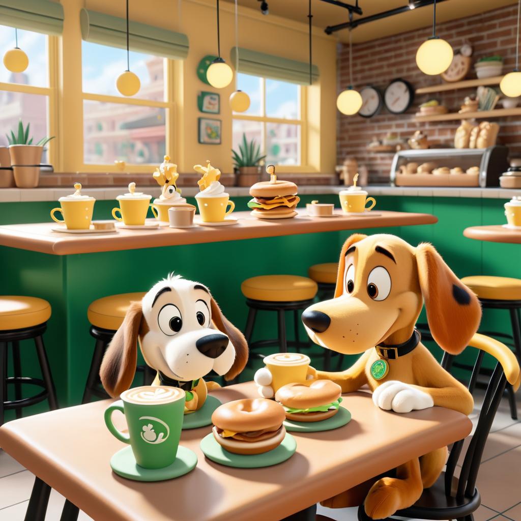 Puppy Breakfast Adventure with Goofy and Pluto