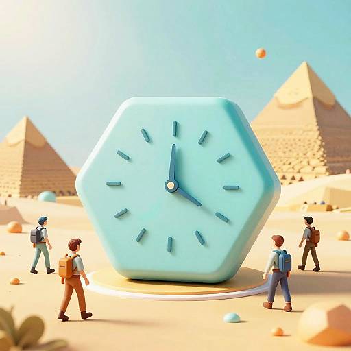 Time Travel Web Design Concept Art