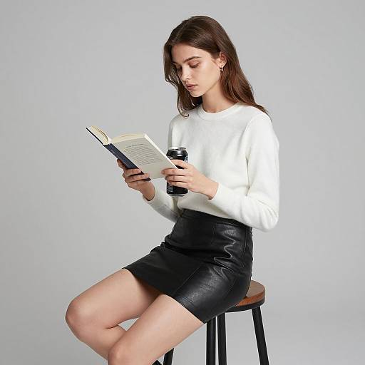 Styled Portrait of a Young Woman