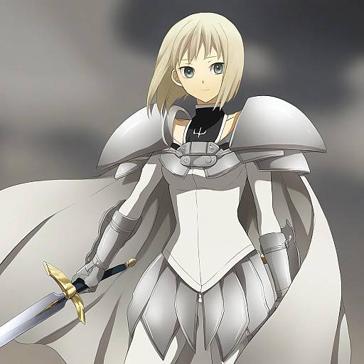 Illustration of Clare (claymore), claymore (series) in the style of Yamabukiiro