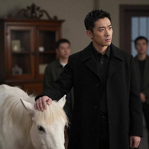 Mysterious Encounter in Dim Light