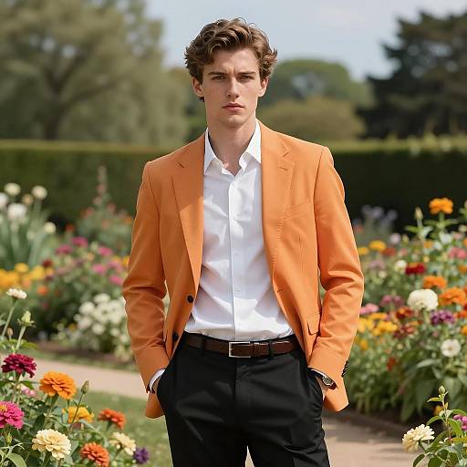 Stylish Male Euphoria Outfit in Nature