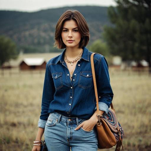 Trendy Outdoor Fashion Portrait of a Girl