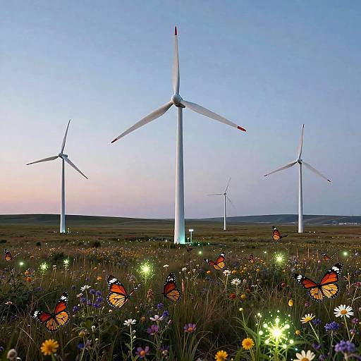 Futuristic Modular Wind Kite Generators