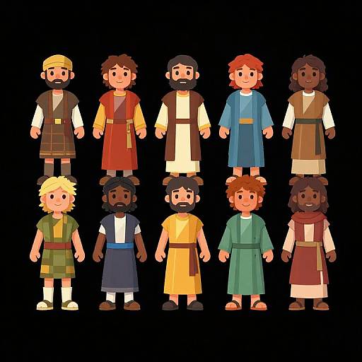 Cartoon Disciples Character Selection