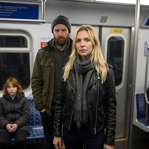 Dynamic Subway Scene with Engaging Characters