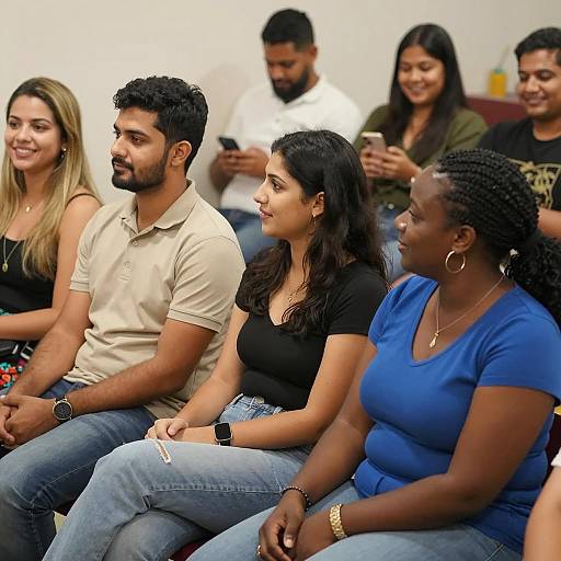 Casual Gathering in a Warm Setting