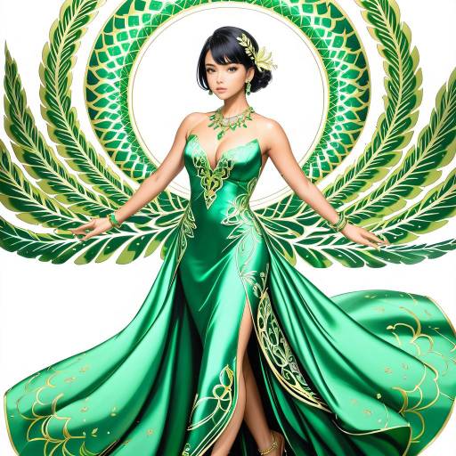 Exotic Amazon Elegance in Full Body Exotic Amazon Elegance in Full Body
