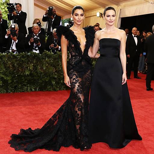 Glamorous Women on Red Carpet