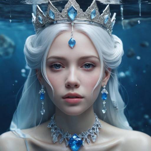 Portrait of a Crying Ice Queen