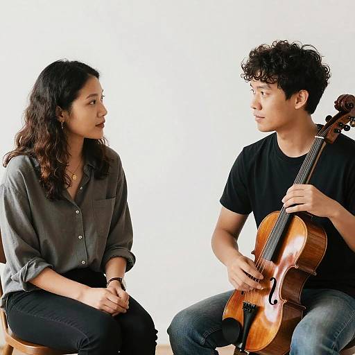 Calm Creative Dialogue Between Musicians