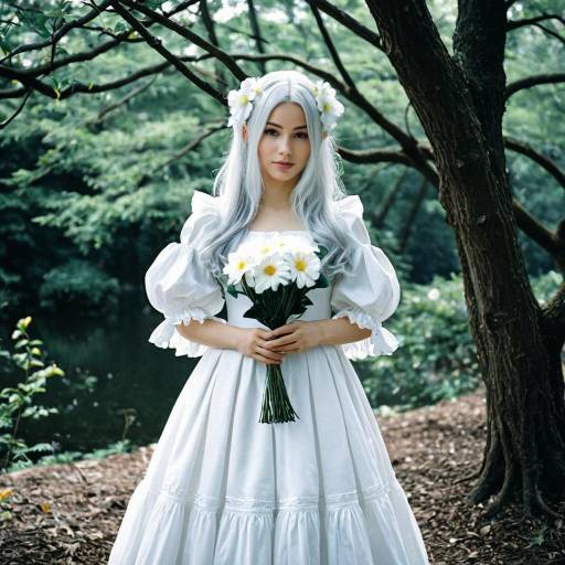 Aether Cosplay with Floral Accents