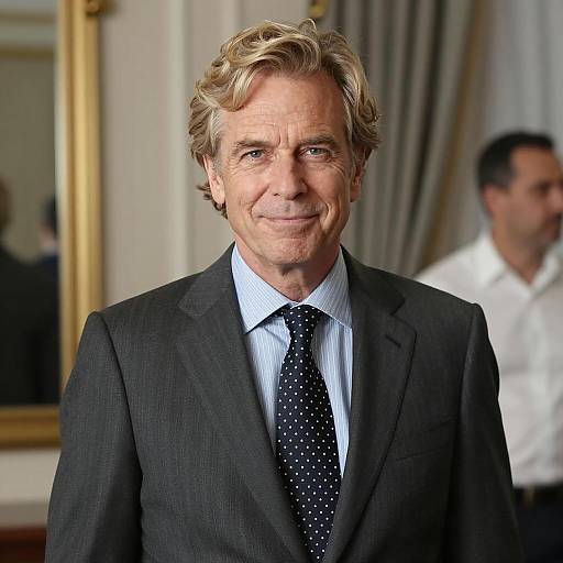 Styled Portrait of a Middle-Aged Man