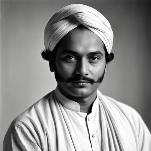 Minimalistic 20th Century Bengali Male Outfit