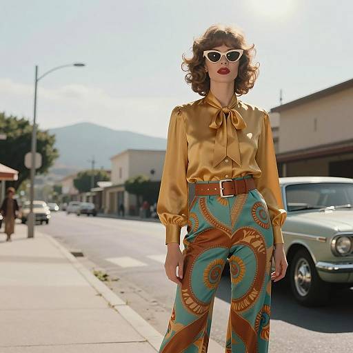 Chic 1970s Glam Fashion Photography