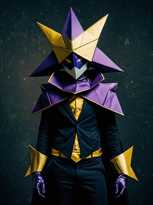 Man in Dimentio Cosplay Costume
