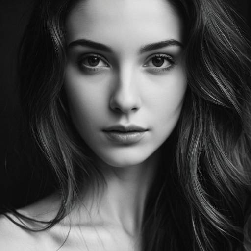 Close-up Portrait of Woman with Soft Focus
