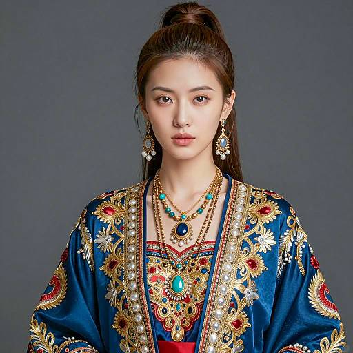 Elegant Photorealistic Portrait of Woman