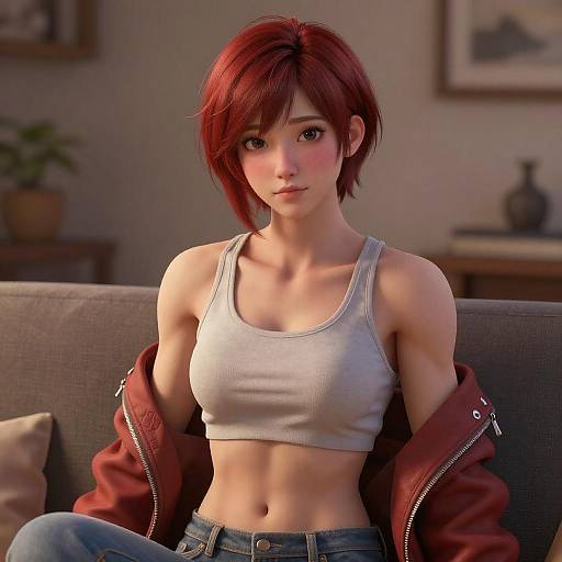 Gorgeous Semi-Realistic Girl in 4K