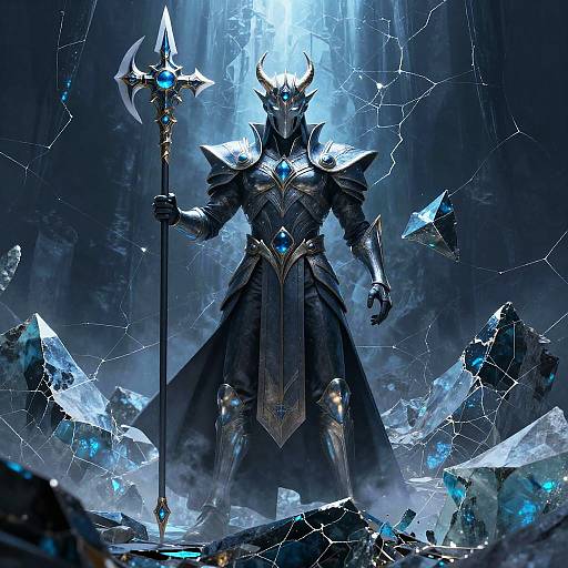 Celestial Guardian of the Obsidian Glacier