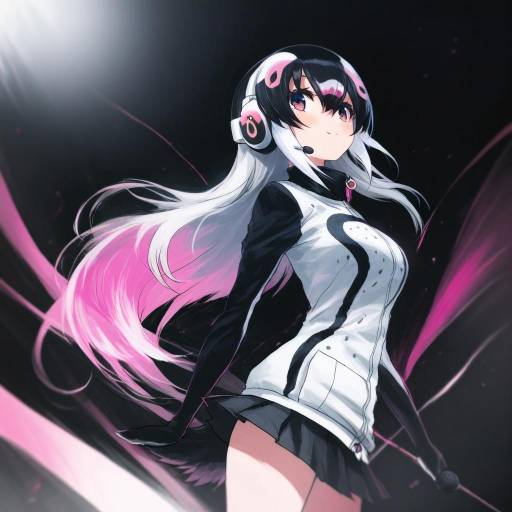 Illustration of African penguin (kemono friends), kemono friends in the style of Moribuden