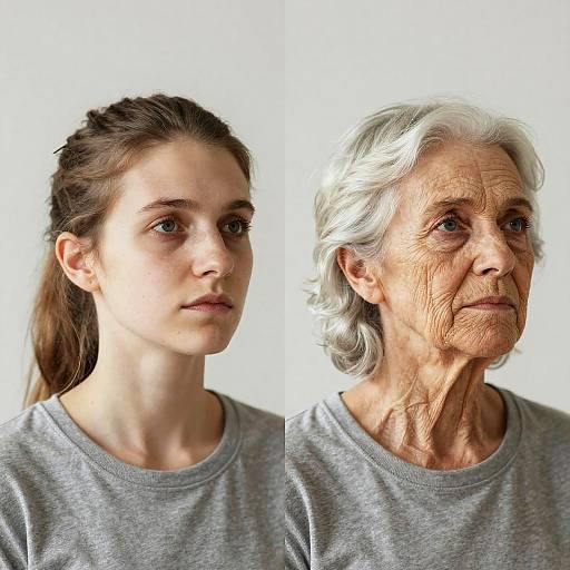 Graceful Age Transformation Portrait