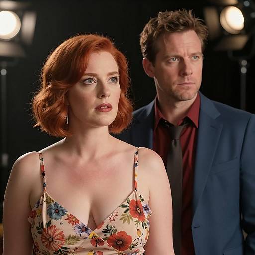 Dynamic Portrait of a Stylish Couple