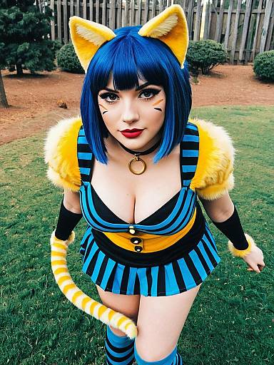 Cosplay photo of ankha (animal crossing). Costume clothes