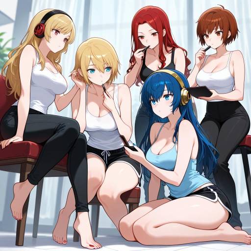 Casual Girls with Diverse Styles