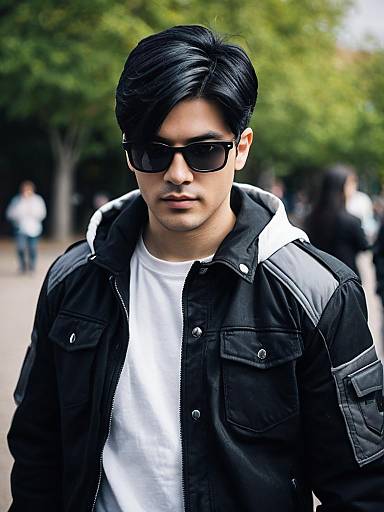 Realistic Danny Phantom Costume Upper-Body Portrait