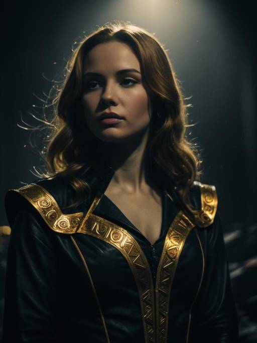 Woman in Petra Leyte Cosplay Costume