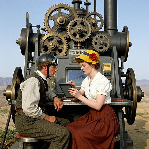 Futuristic Steam Age Interaction