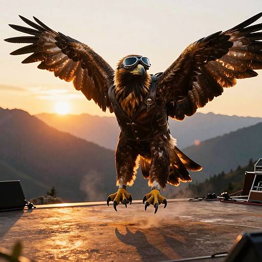 Majestic Eagle Performing at Cliffside Theater
