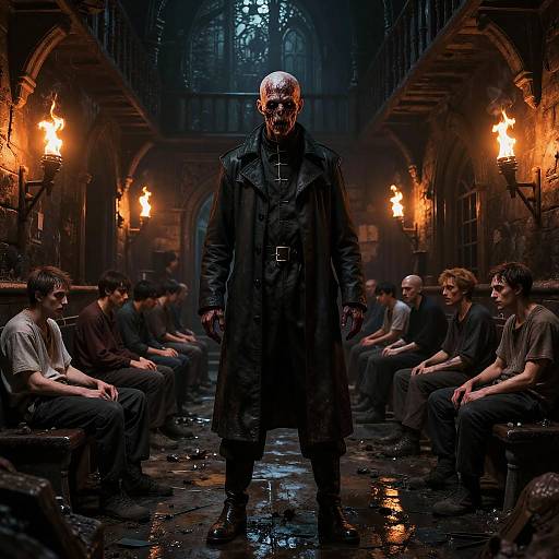 Creepy Medieval Dungeon Model Shoot Wallpaper