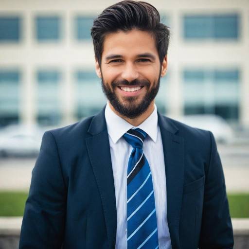 Confident Young Man in Formal Attire